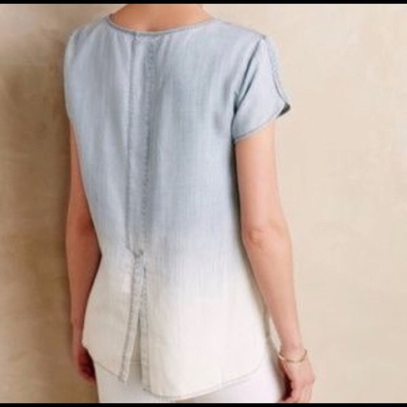 Anthropologie holding horses dusty ombré top XS - Picture 3 of 8
